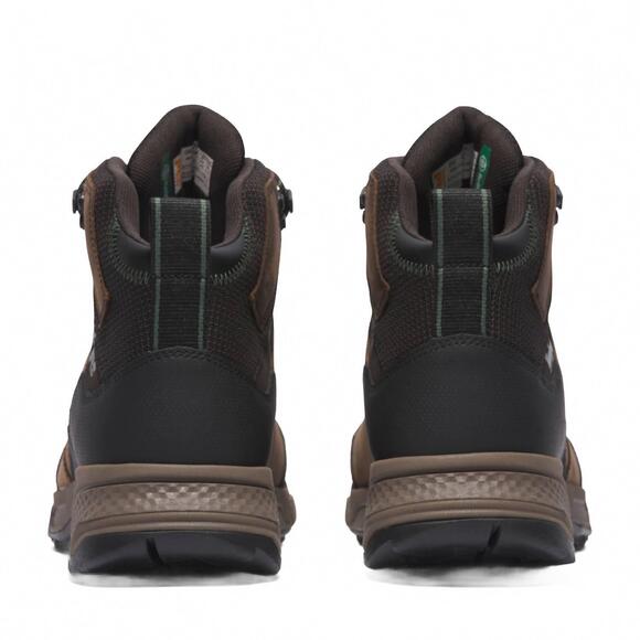 NEW TIMBERLAND men's switchback lt waterproof work boot in brown - Picture 4 of 5